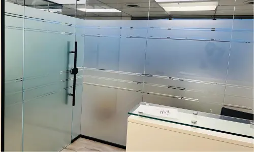 frosted glass
