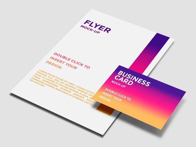 business card flyer mockup 274797 66